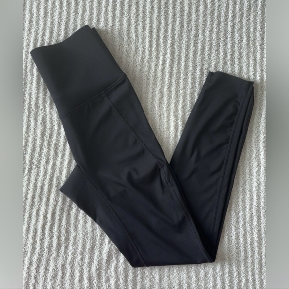 Women's High-Waist Black Leggings - Picture 12 of 16
